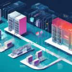 A visually engaging and detailed infographic outlining the components of IT infrastructure, including servers, network connections, and data storage, set against a digital background with a modern, clean design.